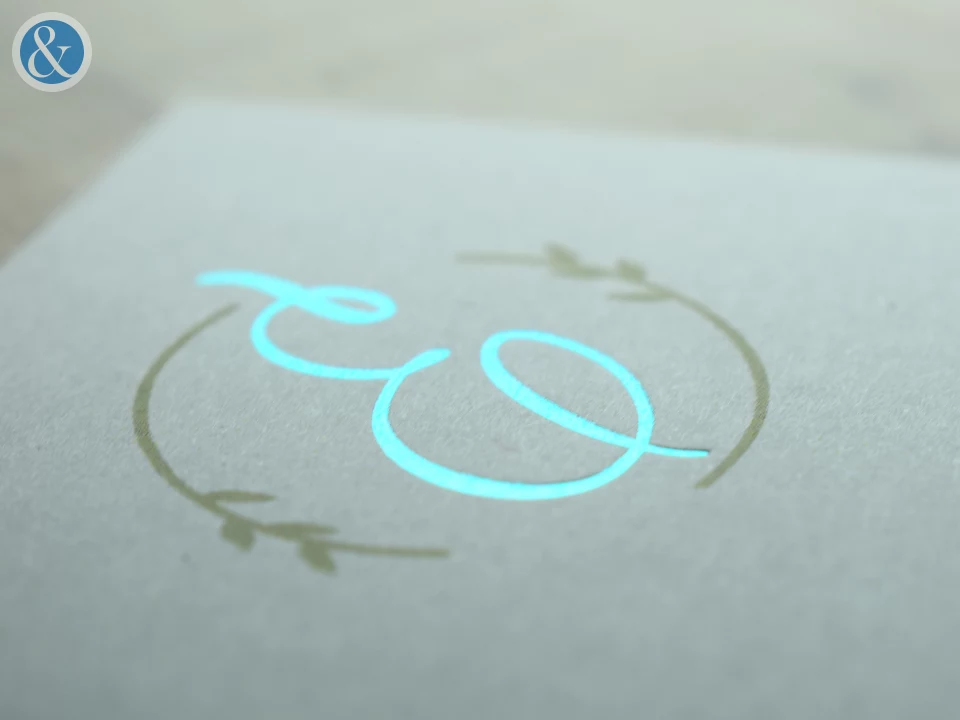 Custom Size Foiled Duplexed Business Cards | Bespoke Custom Print from Personalsied Stationery