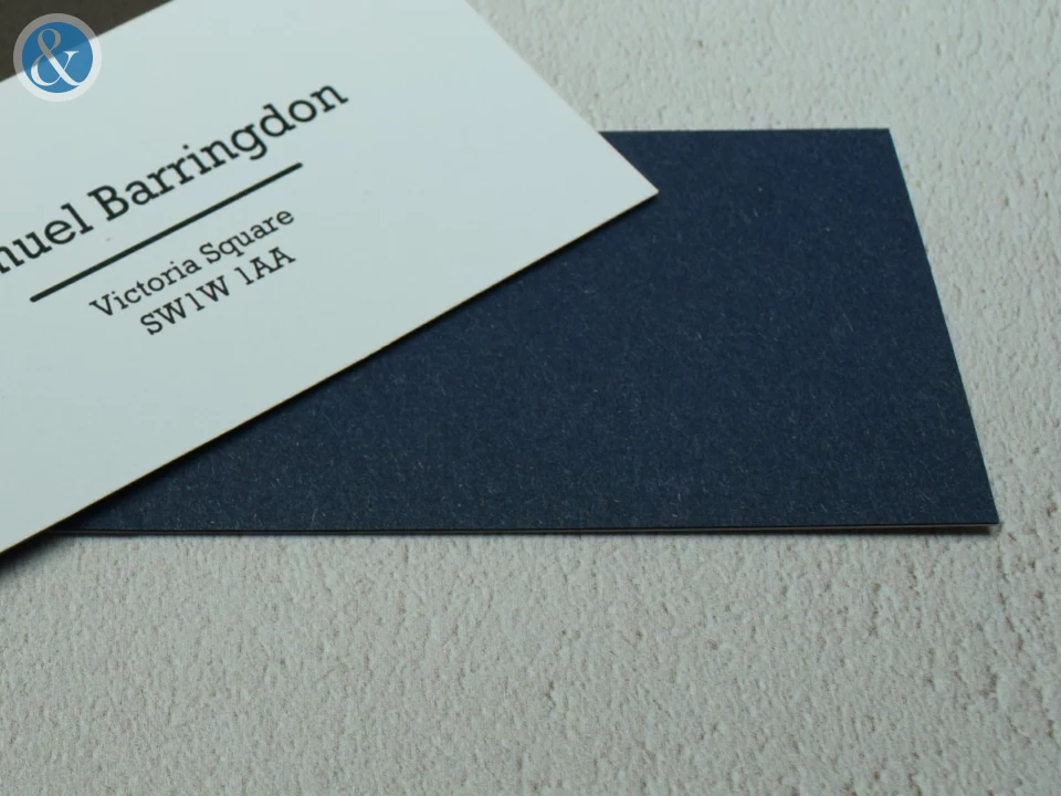 Duplexed Twin Colour Business Cards | Bespoke Custom Print from Personalsied Stationery