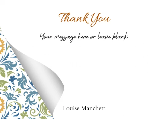 "Manchett Floral - A6 double sided cards"