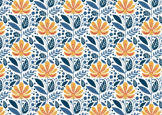 "Minton Floral - A6 double sided cards"