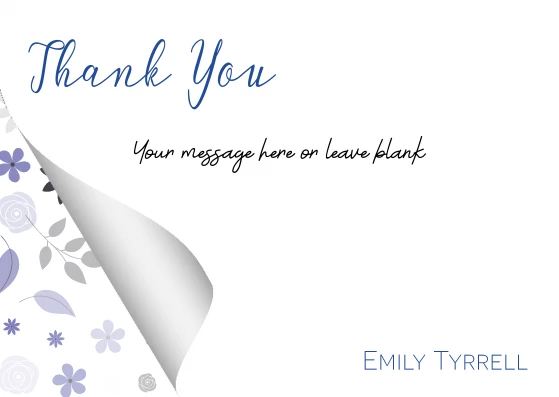 "Tyrrell Floral - A6 double sided cards"