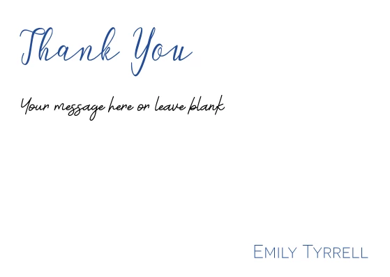 "Tyrrell - A6 single sided cards"