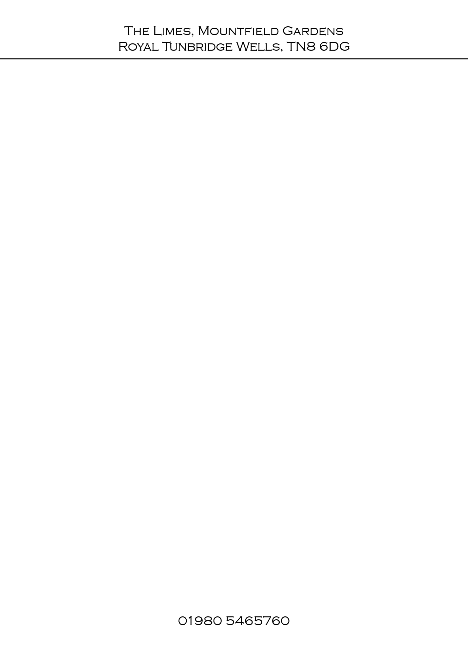 Hambleton - A5 Thermographic Letterhead