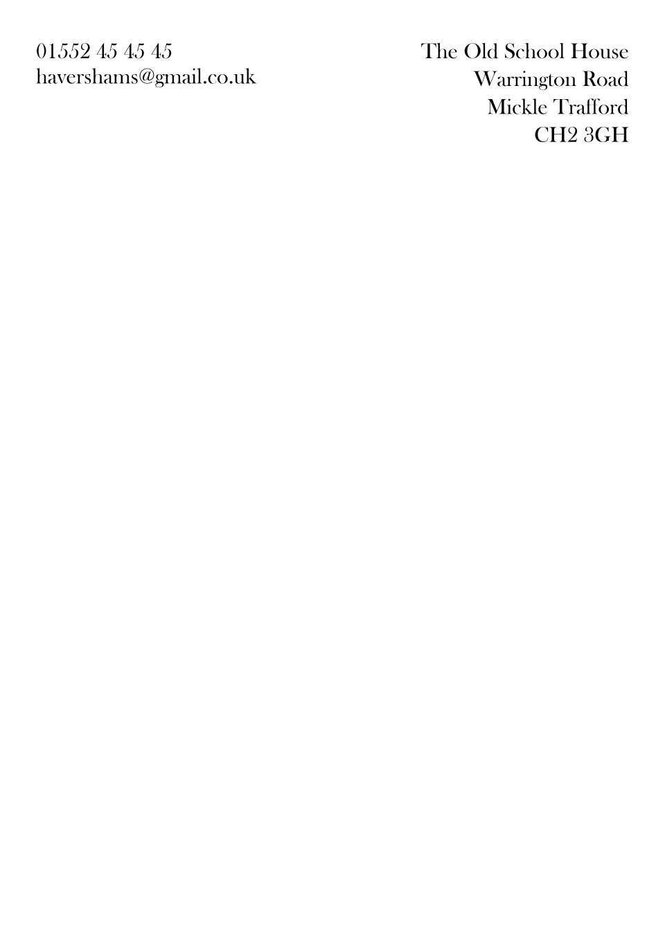 Exton - Personalised Luxury Post Quarto Ultimo Letterhead Letterheads | from Personalsied Stationery