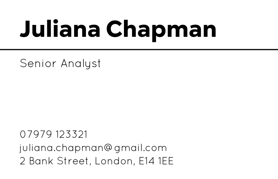 Personalised Stationery : Kensington : Chapman