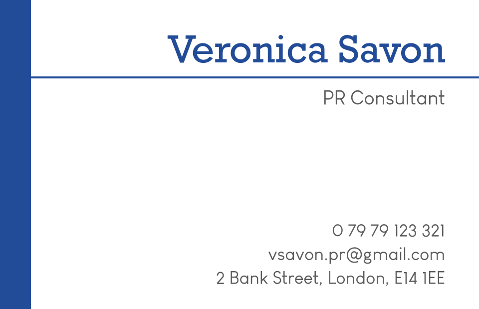 Personalised Stationery : Kensington : Savon