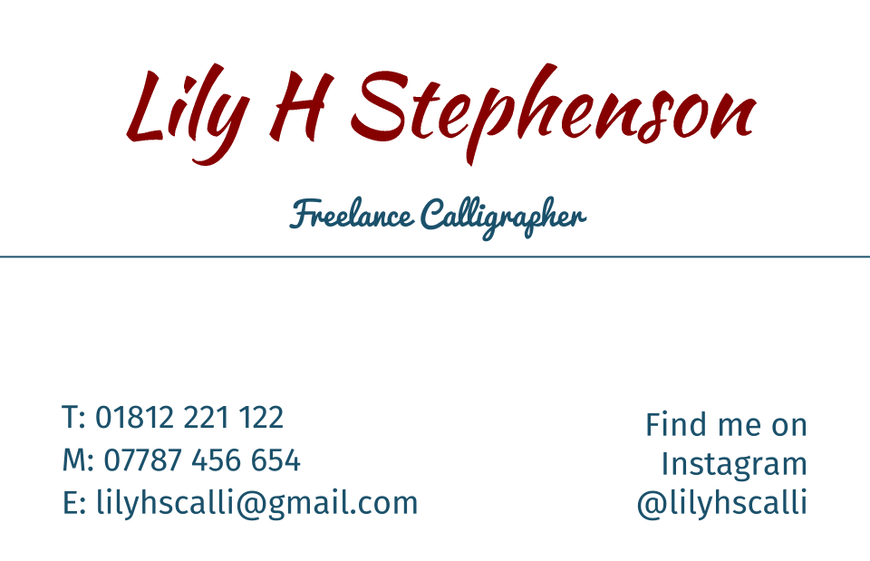 Personalised Stationery : Kensington : Stephenson