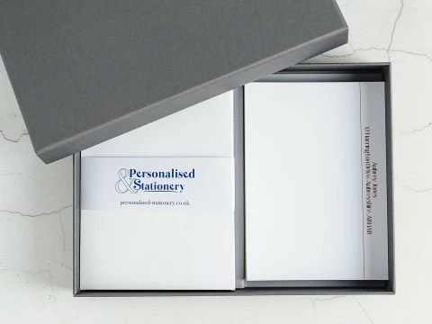 "Design and buy your personalised A6 Textured  Laid from Personalsied Stationery. Suppliers of luxurious personalised social stationery since 2003."